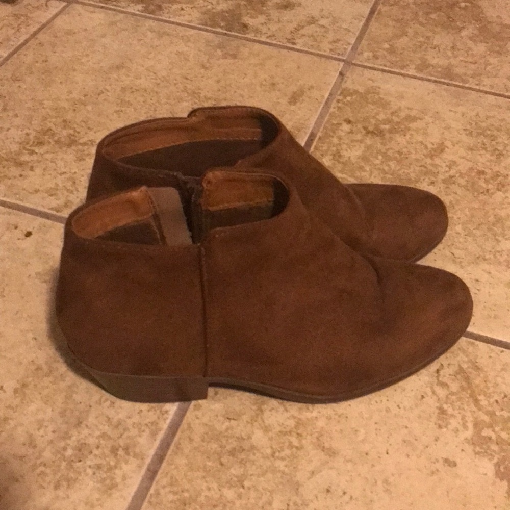 Brown ankle boots